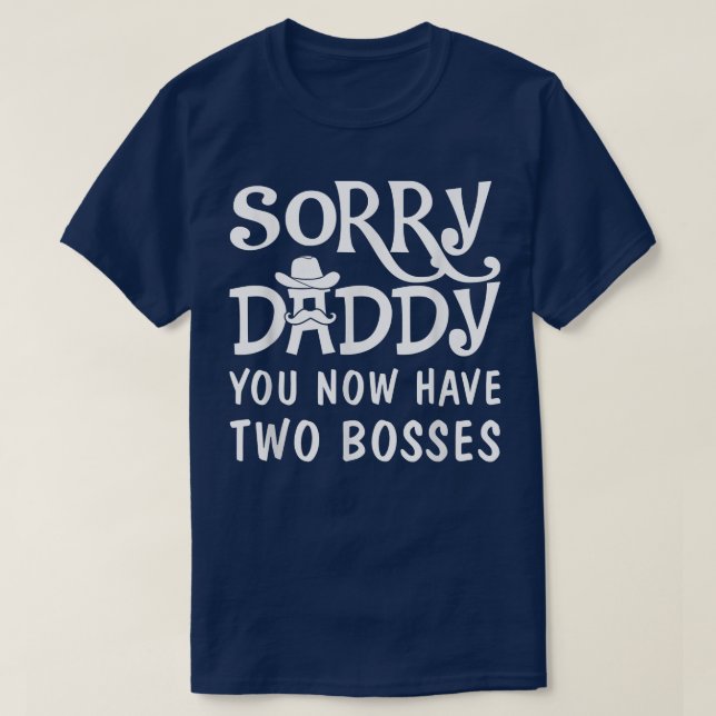 Förlåt pappa nu att du har 2 Chef T Shirt (Design framsida)