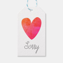 Förlåt Presentetikett