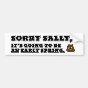 Förlåt Sally, tidigt Vår Bildekal