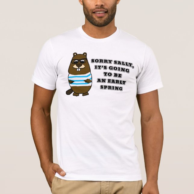 Förlåt Sally, tidigt Vår T Shirt (Framsida)