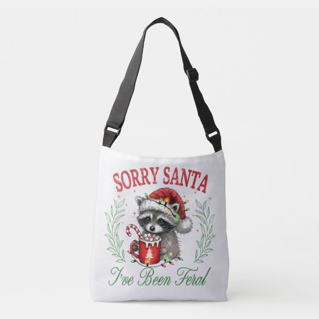 Förlåt Santa, jag har varit Feral Axelväska (Framsida)