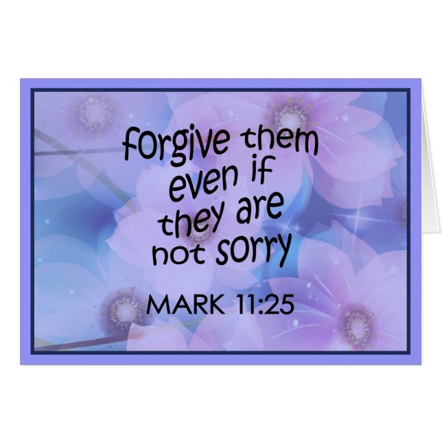 Förlåta dem hälsningskort (Framsidan Horizontal)