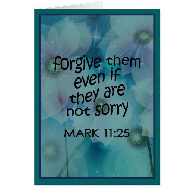 Förlåta dem hälsningskort (Framsidan)