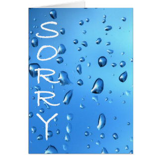 Förlåta mig kortet hälsningskort