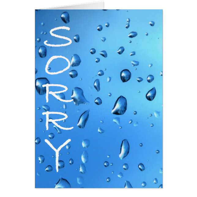 Förlåta mig kortet hälsningskort (Framsidan)