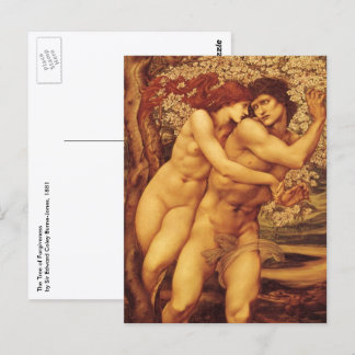 Förlåtelsens träd, Sir Edward Coley Burne-Jones Vykort