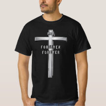 Förlåten för evigt kors T-shirt | Kristet förtroen