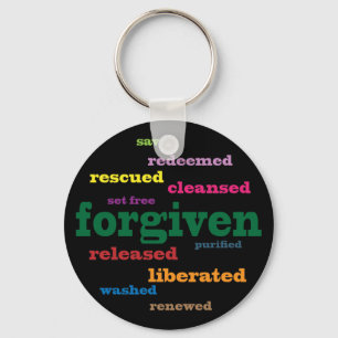 Förlåten kristen keychain (svarten) nyckelring