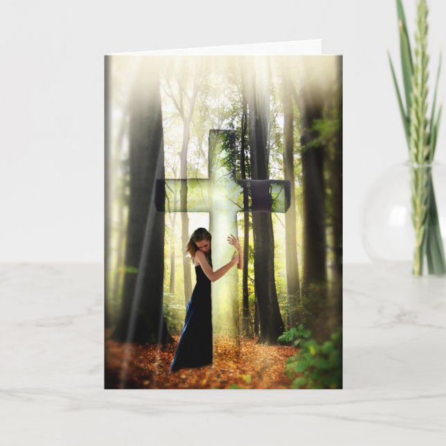 Förlåtit (samtidat kristet konstkort) kort (Framsida)