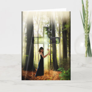 Förlåtit (samtidat kristet konstkort) kort