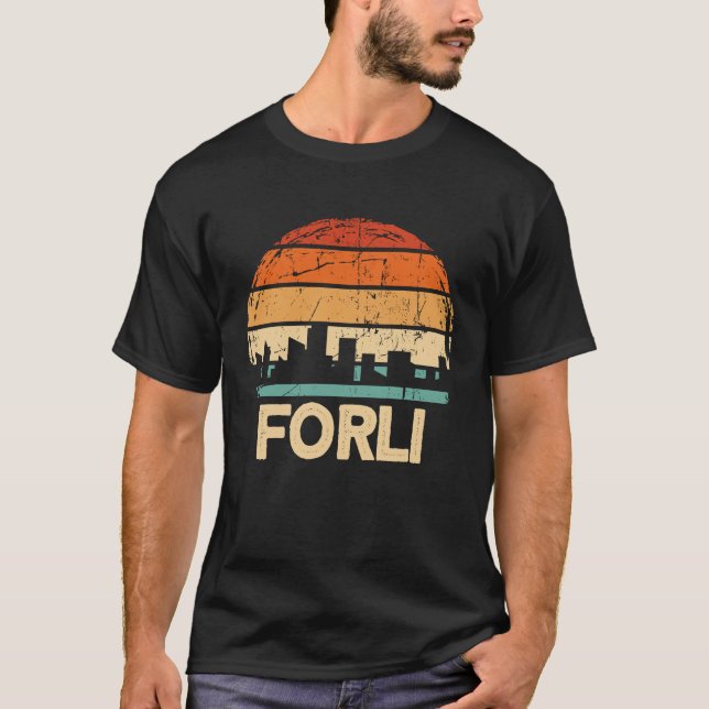 Forlì Skyline T Shirt (Framsida)