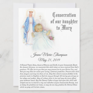 Förlikning av vår Baby Son Blsed Virgin Mary Julkort