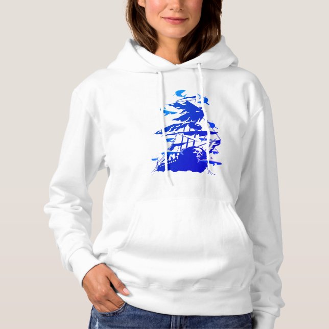 Förlisning av dykning och haj t shirt (Framsida)