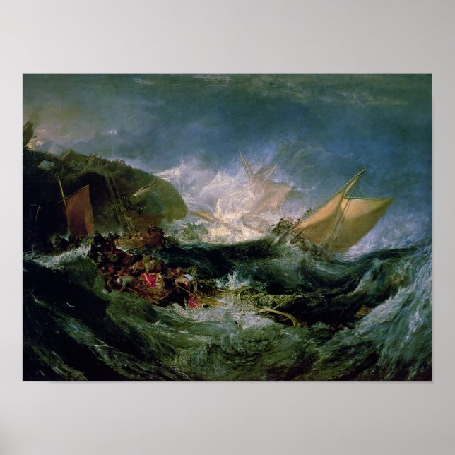 Förlisning av en Frakt för transport Poster (Framsidan)