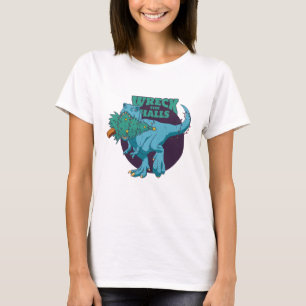 Förlisning av Halls T-rex-jul T Shirt