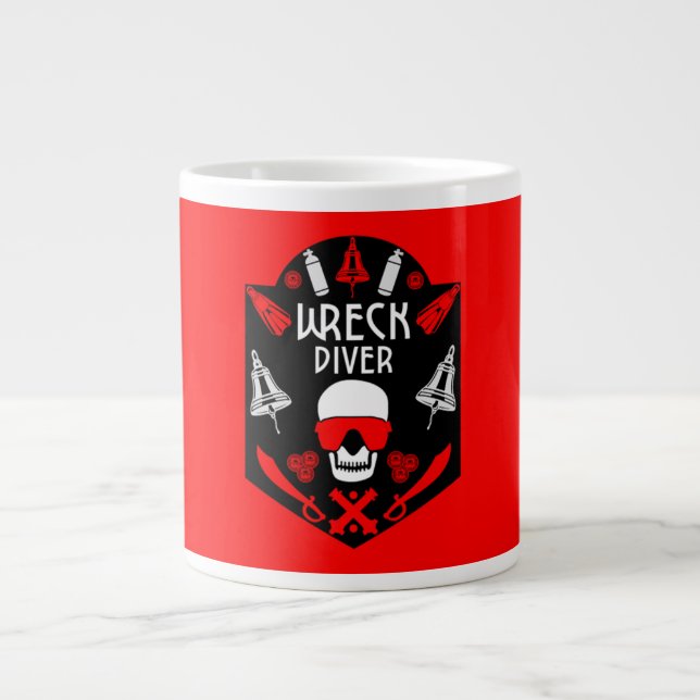 Förlisningen Divers Jumbo Mugg (Framsidan)