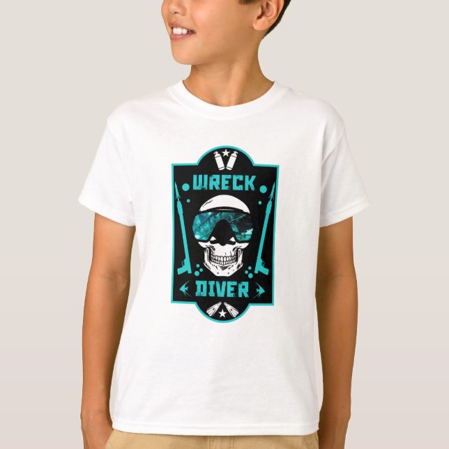 Förlisningen Divers T Shirt (Framsida)
