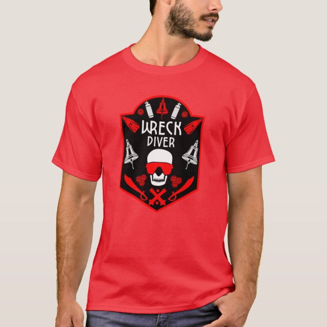 Förlisningen Divers T Shirt (Framsida)