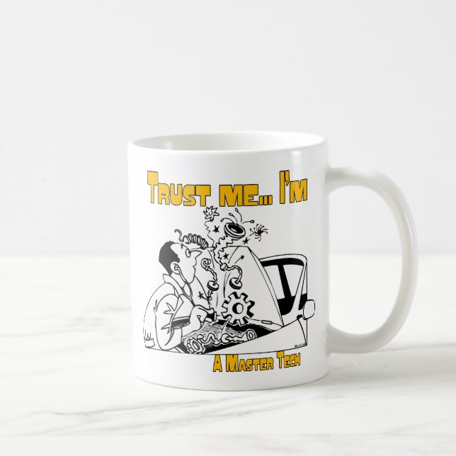 Förlita mig på mekanisk huvudteknik kaffemugg (Höger)