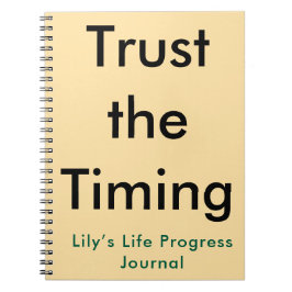 Förlita tidsinställd anpassad namnreparationsresa anteckningsbok