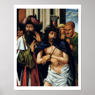 Förlöjliga av Kristus (olja på panel) (se 16546 Poster