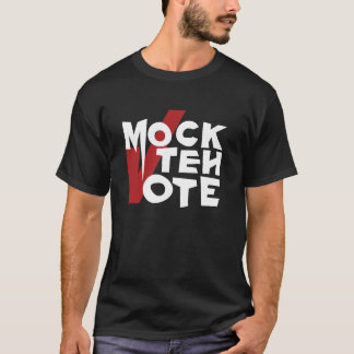 Förlöjliga röstasvartskjortan tee