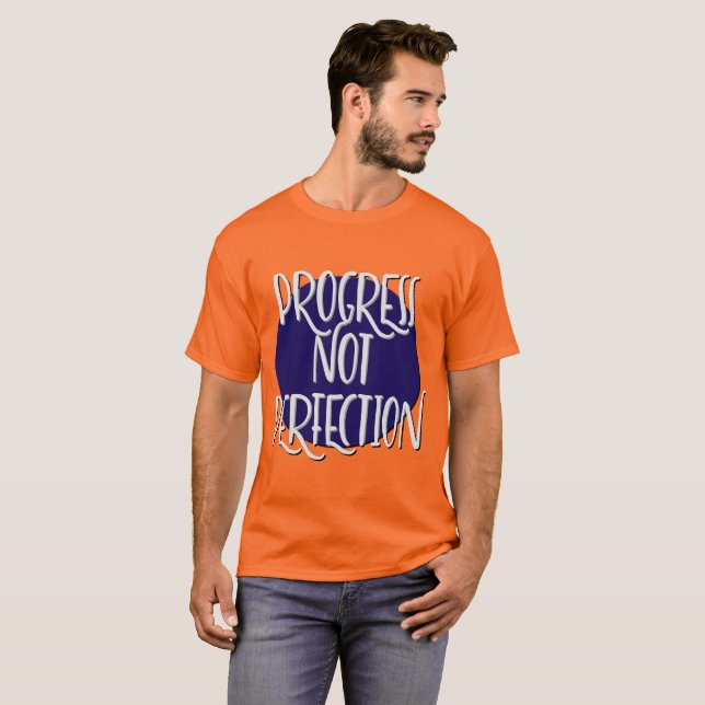 Förlopp - ej perfekt - fack t shirt (Hel framsida)