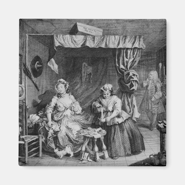 Förlopp för en Harlot Magnet (Framsidan)