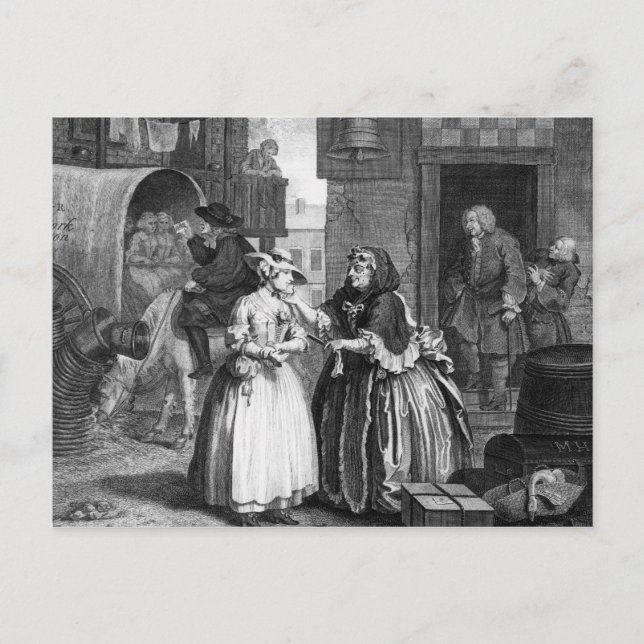 Förlopp för en Harlot Vykort (Framsida)