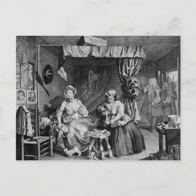 Förlopp för en Harlot Vykort (Framsida)