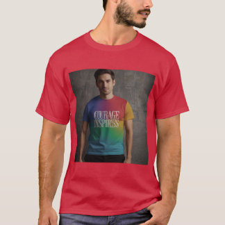 Förlopp för kursinspiration - Multifärgad inspirat T Shirt