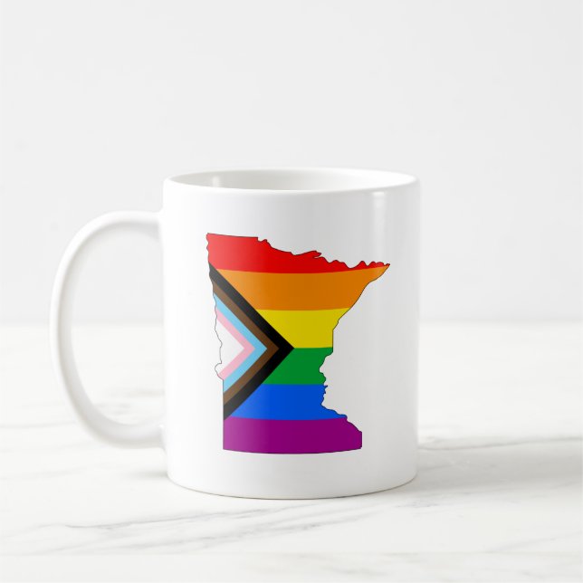 Förlopp för Minnesota State Pride LGBTQ-Pride Kaffemugg (Vänster)