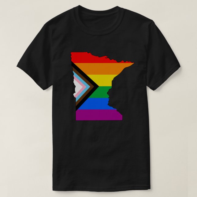 Förlopp för Minnesota State Pride LGBTQ-Pride T Shirt (Design framsida)