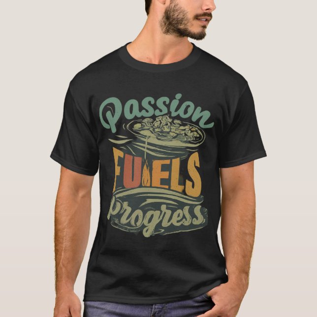 Förlopp för passionsbränsle t shirt (Framsida)