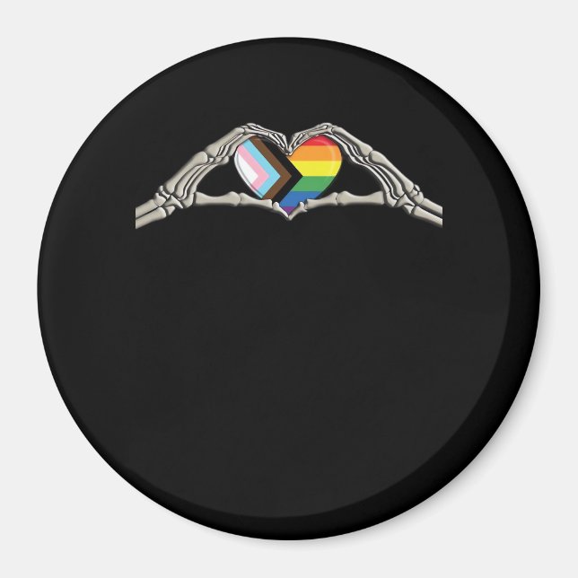 Förlopp för Pridet Bone Händer Heart Magnet (Framsidan)