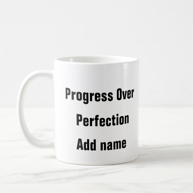 Förlopp för psykisk hälsa ej Perfekt tillväxt Kaffemugg (Vänster)