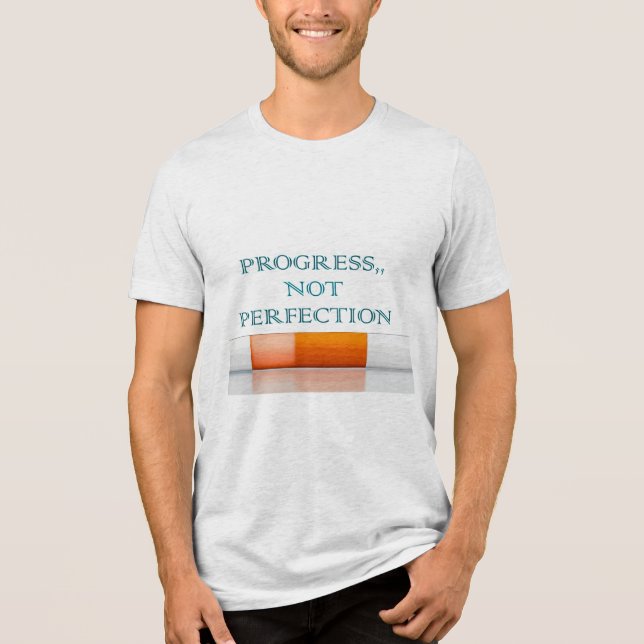 Förlopp, inte perfekt T-skirt T Shirt (Framsida)