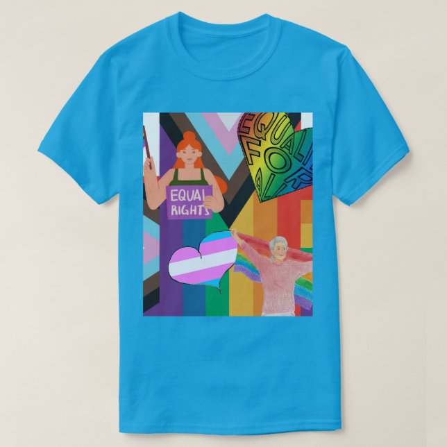 Förlopp och Pride T Shirt (Design framsida)