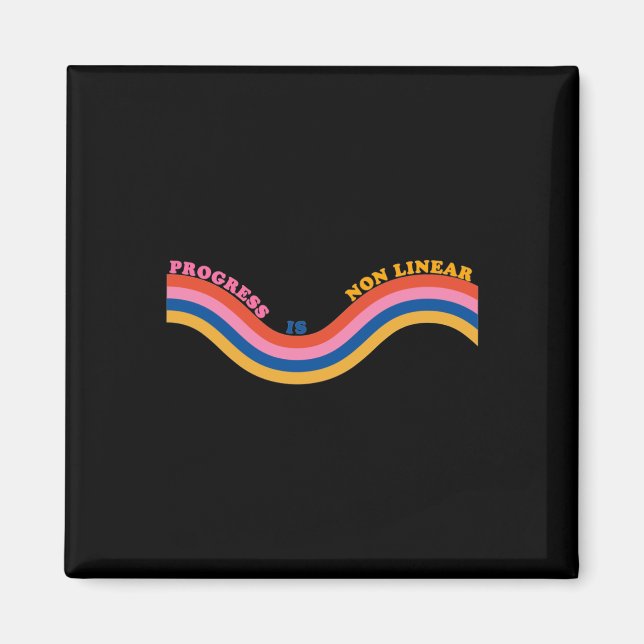 Förloppet är inte linjärt magnet (Framsidan)