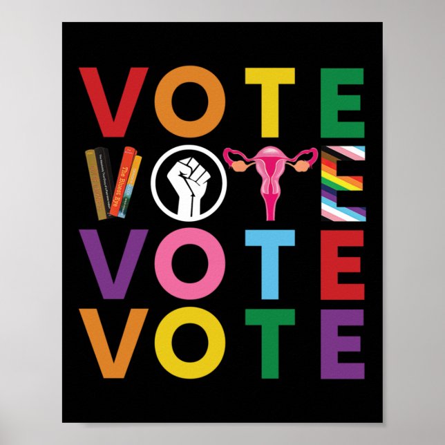 Förloppsindikator för röstjämlikhet1 poster (Framsidan)
