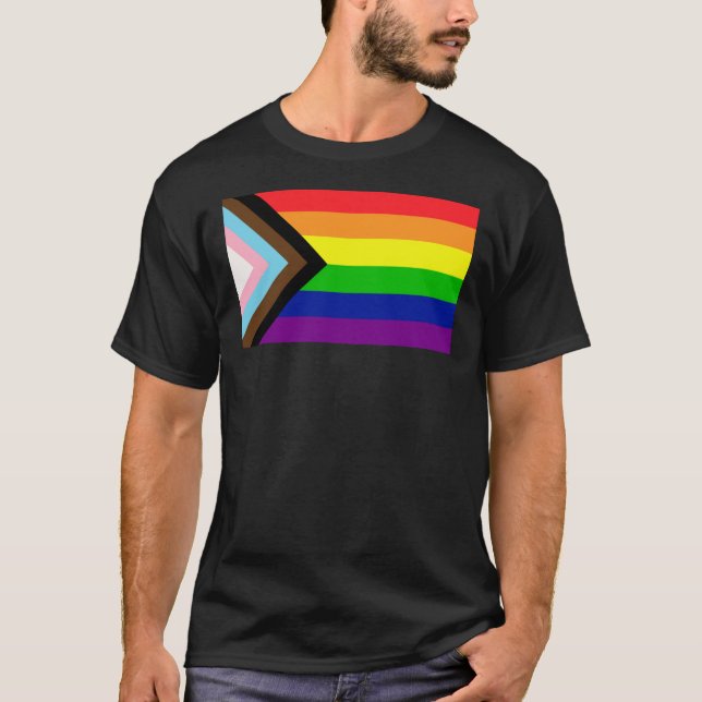 Förloppsindikatorn Flagga Classic T-Shirt (Framsida)