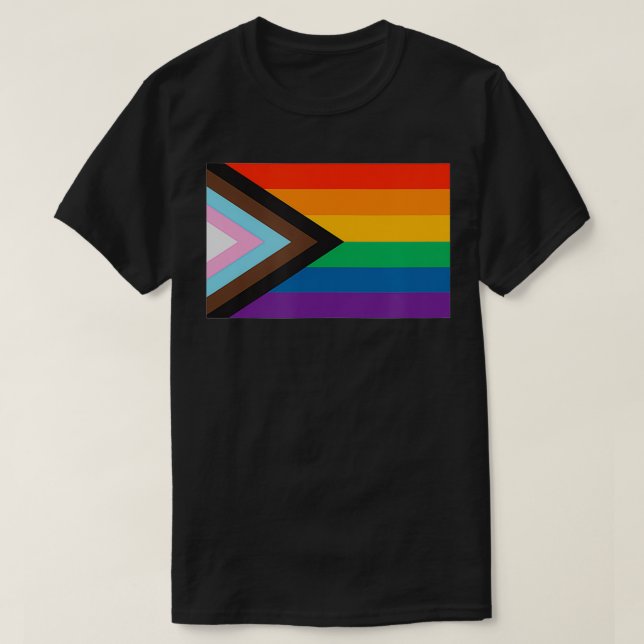 Förloppsmånad för Flagga av Pride Pride T Shirt (Design framsida)