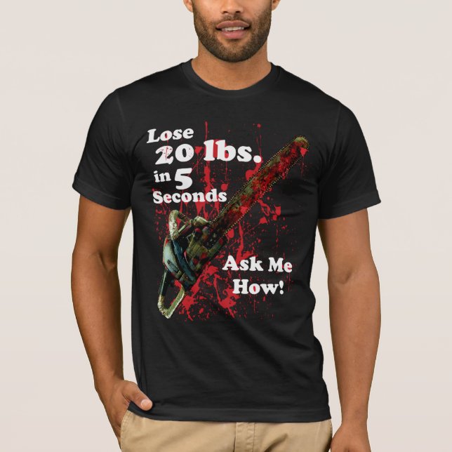 Förlora 20 pund i 5 understöder bantar t shirt (Framsida)