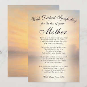 Förlora ett Mor-minnesmärke Kort