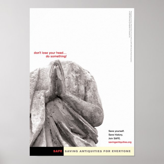 Förlora inte huvudet poster (Framsidan)