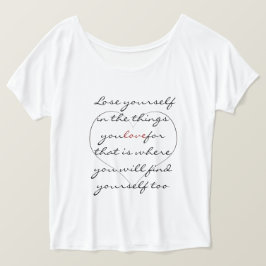 förlora sig yourself inspirera t shirt