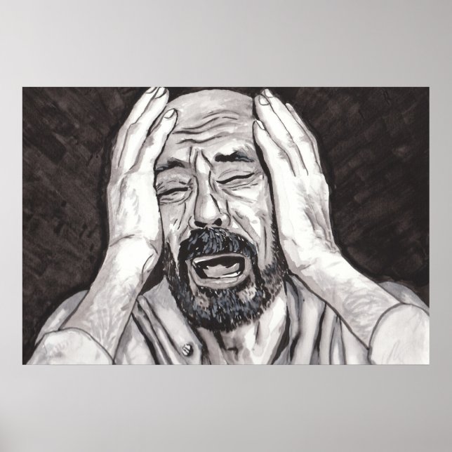 Förlorad älskad, sorgsenhet poster (Framsidan)