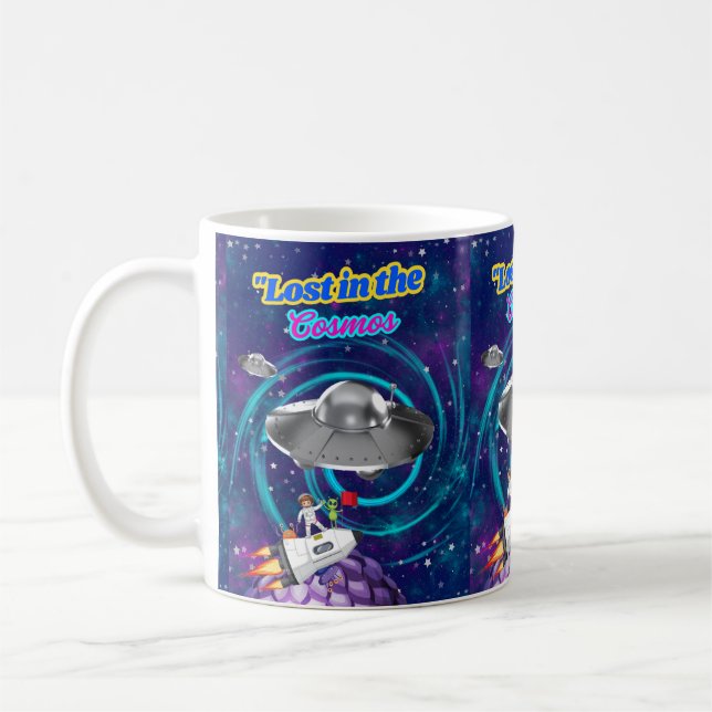 FÖRLORAD I KOSMOS KAFFEMUGG (Vänster)