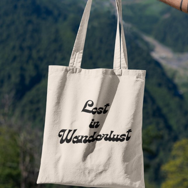 Förlorad i Reselusten Äventyrlig Resenär Resa Tygkasse (Shop now and embark on your next journey in true traveller's fashion!)