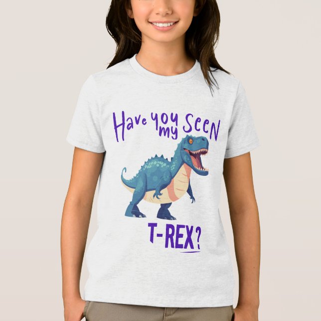 Förlorad T-Rex – Dino Äventyrs T-Shirt (Framsida)